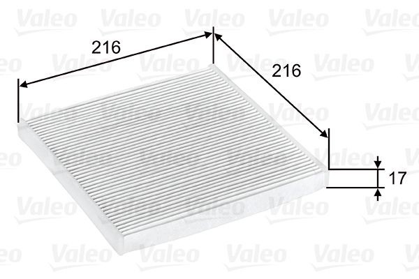 VALEO Pollen filter Article number: 698796 cheaply