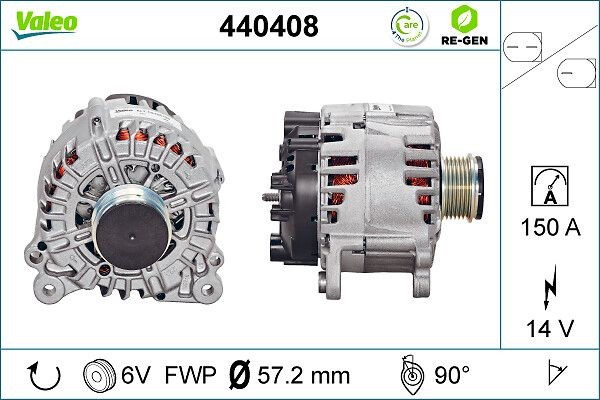 VALEO Starter motor REMANUFACTURED CLASSIC Article number: 726017 cheaply