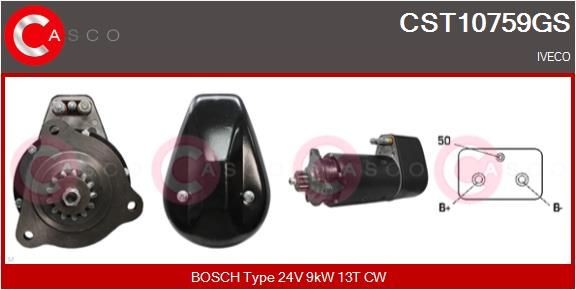 CASCO Starter motor Article number: CST10759GS cheaply
