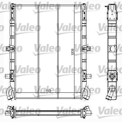 VALEO Engine radiator Article number: 730638 cheaply