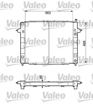 VALEO Engine radiator Article number: 732432 cheaply