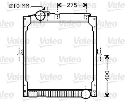 VALEO Engine radiator Article number: 733414 cheaply