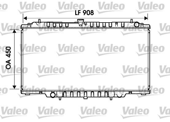 VALEO Engine radiator Article number: 734153 cheaply