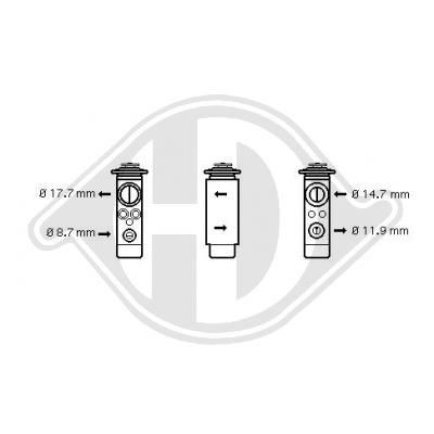 DIEDERICHS AC expansion valve Article number: DCE1066 cheaply