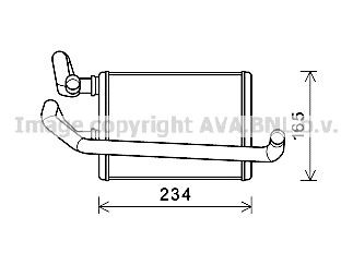 PRASCO Heater matrix Article number: DN6423 cheaply