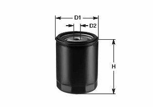 CLEAN FILTER Oil filter Article number: DO 241 cheaply