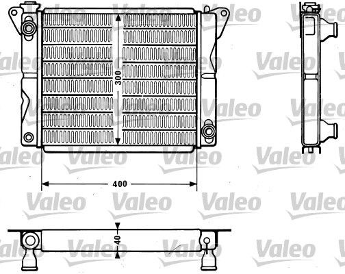 VALEO Radiaator, mootorijahutus Artikli number: 810879 soodsalt