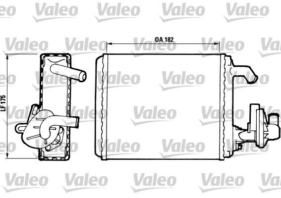 VALEO Heater matrix Article number: 811065 cheaply