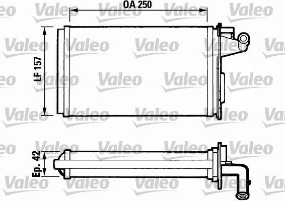 VALEO Heater matrix Article number: 811075 cheaply