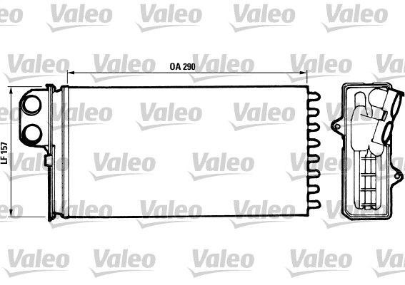 VALEO Soojusvaheti, salongiküte Artikli number: 812037 soodsalt