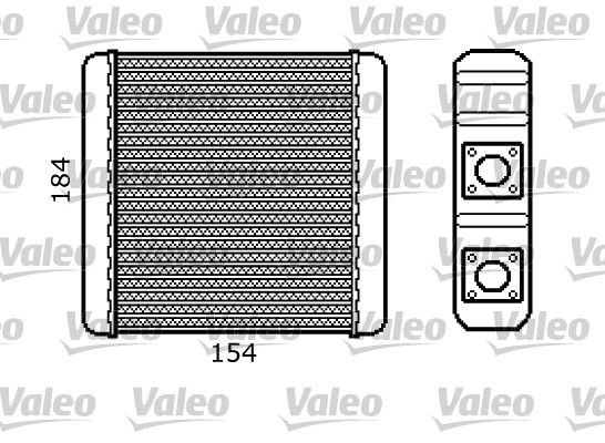 VALEO Heater matrix Article number: 812107 cheaply