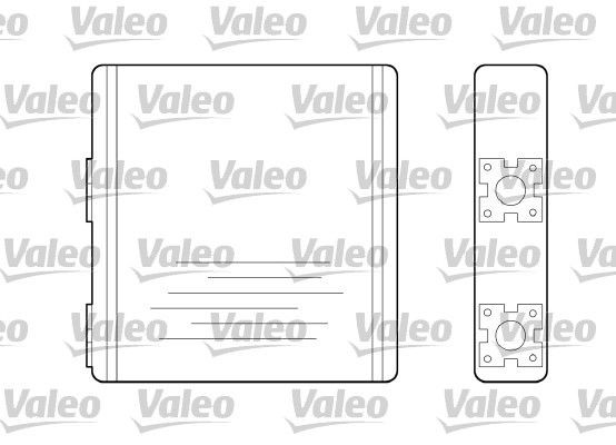 VALEO Heater matrix Article number: 812108 cheaply