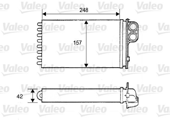 VALEO Heater matrix Article number: 812115 cheaply