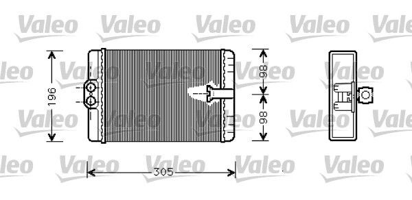 VALEO Heater matrix Article number: 812366 cheaply