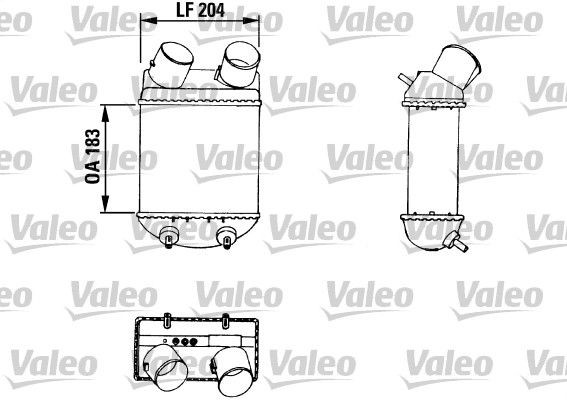 VALEO Intercooler Article number: 816755 cheaply