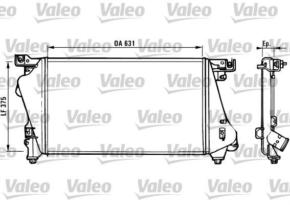 VALEO Intercooler Article number: 816959 cheaply