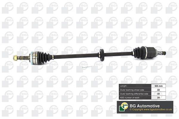 BGA Drive shaft Article number: DS9500RA cheaply