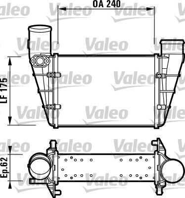 VALEO Intercooler Article number: 817625 cheaply