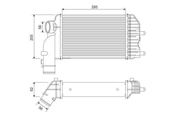 VALEO Intercooler Article number: 817632 cheaply