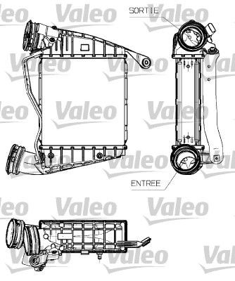 VALEO Intercooler Article number: 817634 cheaply