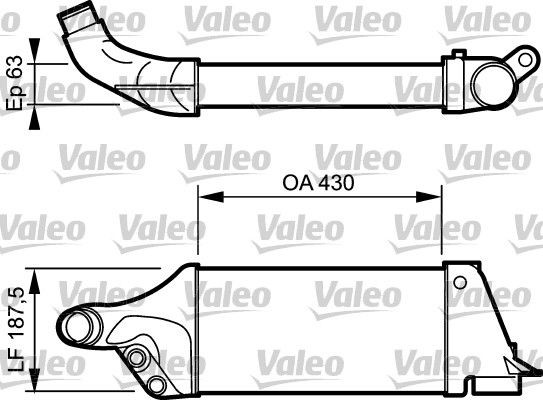 VALEO Intercooler Article number: 817762 cheaply