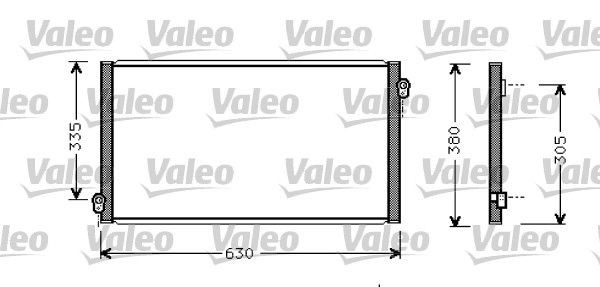 VALEO Air conditioning condenser Article number: 817783 cheaply