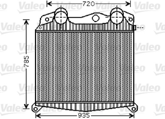 VALEO Intercooler Varenummer: 818742 billige