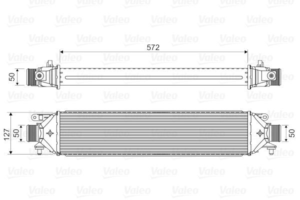 VALEO Intercooler Article number: 818824 cheaply