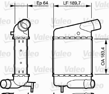 VALEO Intercooler Article number: 818835 cheaply