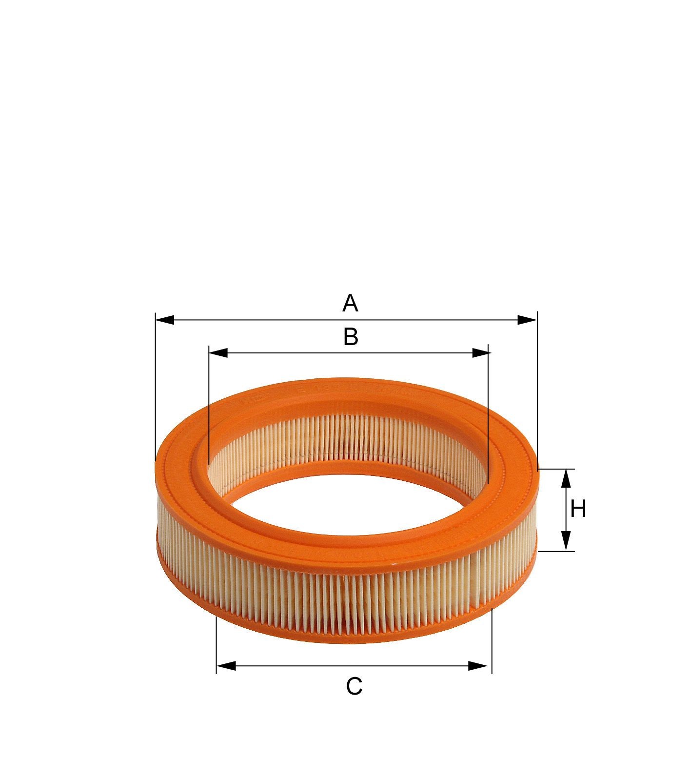 HENGST FILTER Air filter Article number: E185L cheaply