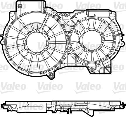 VALEO Support, cooling fan Article number: 820759 cheaply