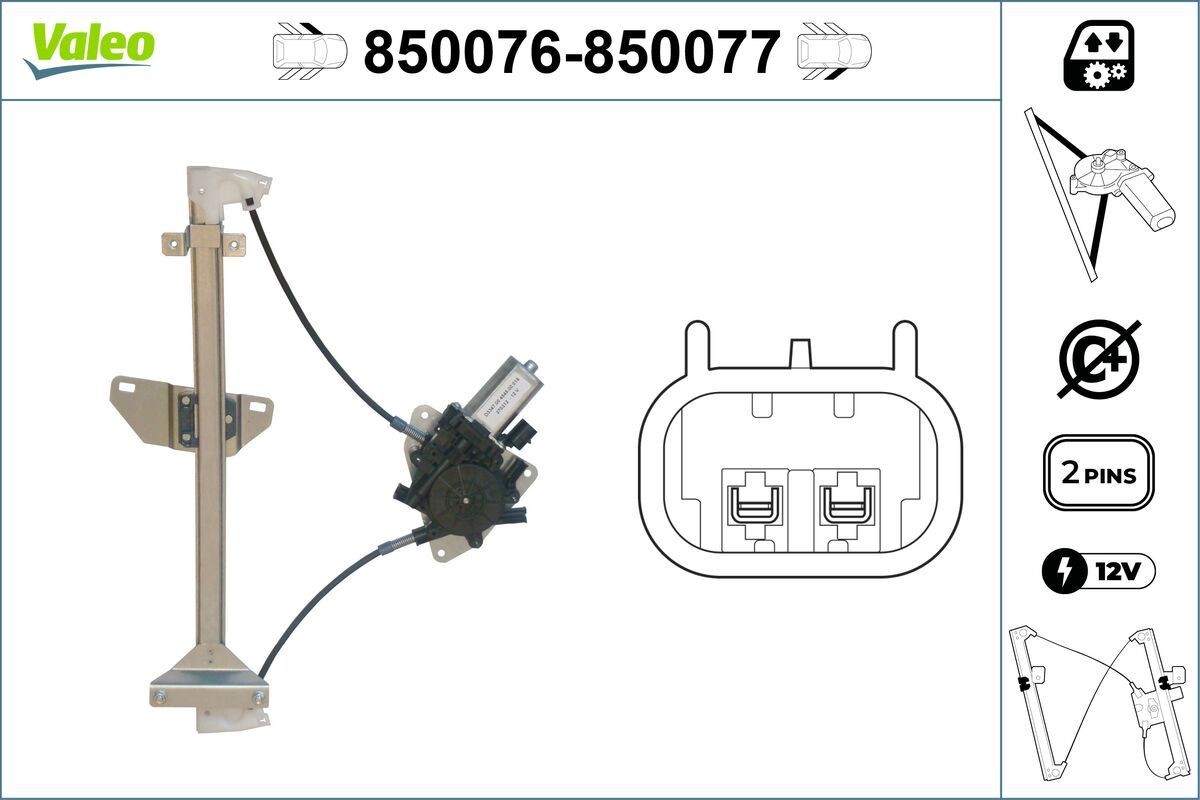 VALEO Rudehejs Varenummer: 850076 billige