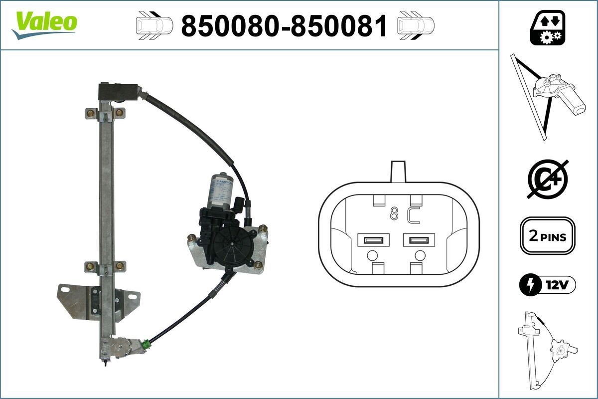 VALEO Rudehejs Varenummer: 850080 billige