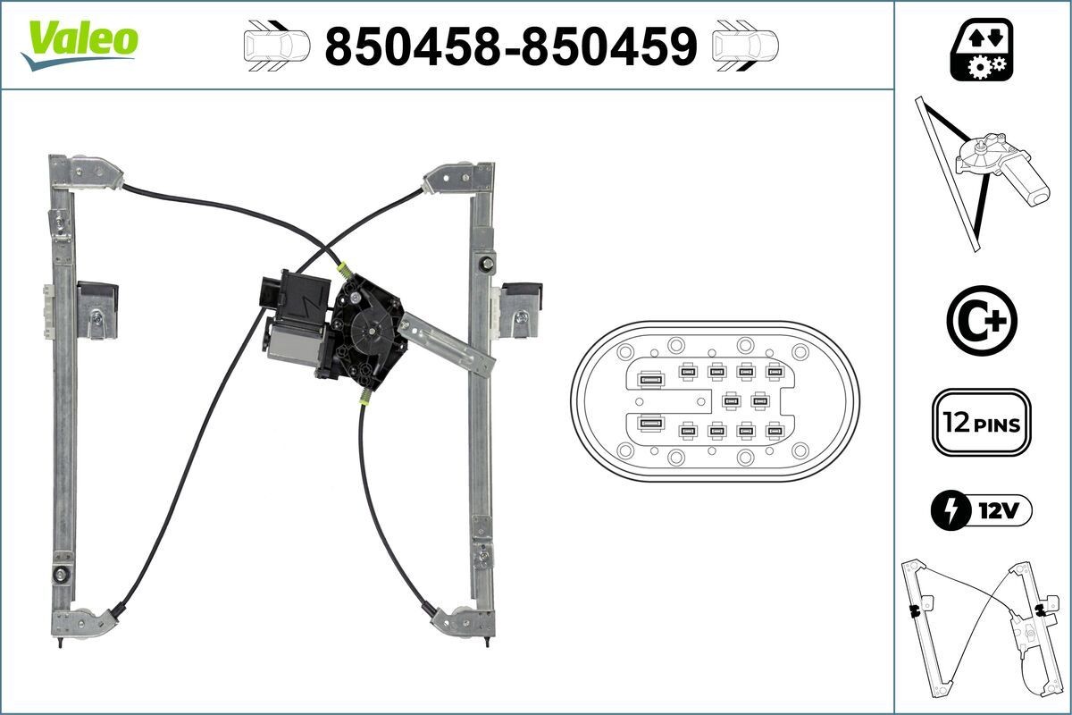 VALEO Rudehejs Varenummer: 850458 billige