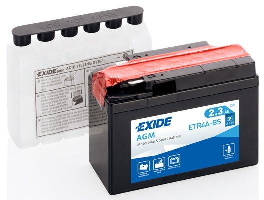 CENTRA Starterbatteri Varenummer: ETR4A-BS billige