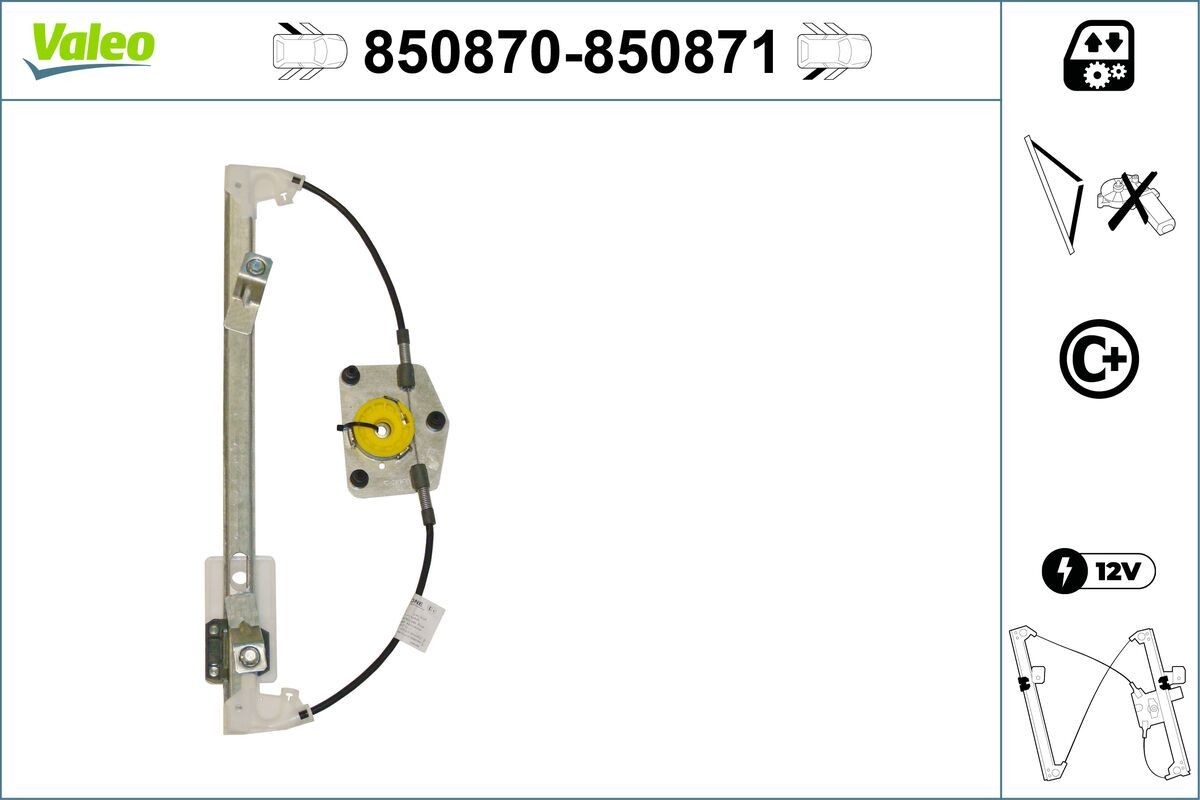 VALEO Rudehejs Varenummer: 850870 billige