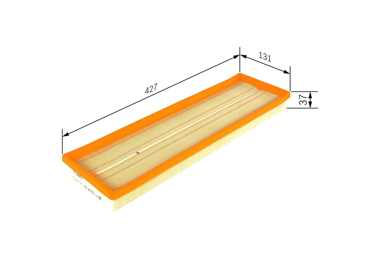 BOSCH Air filter Article number: F 026 400 478 cheaply