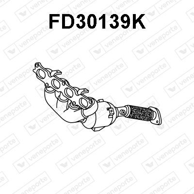 VENEPORTE Manifold Catalytic Converter Article number: FD30139K cheaply