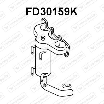 VENEPORTE Bendkatalysator artikkelnummer: FD30159K billig
