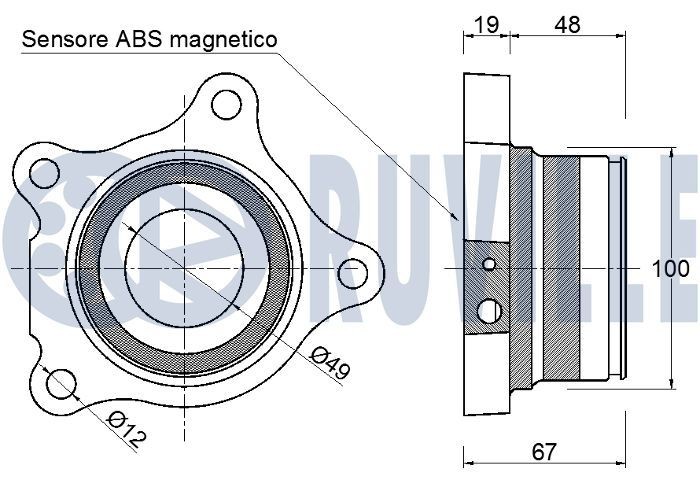 RUVILLE Tensioner, timing belt Article number: 55295 cheaply