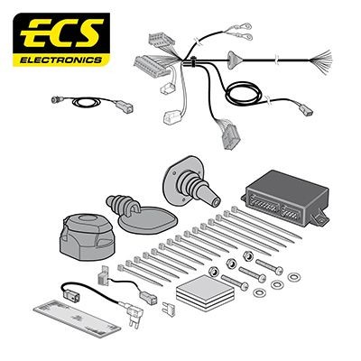 ECS Kit eléctrico para enganche de remolque Número de artículo: FI-006-BB a buen precio
