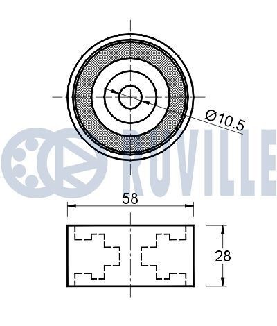 RUVILLE Strammehjul, tandrem Varenummer: 55743 billige