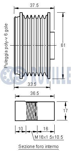 RUVILLE Timing belt kit Article number: 5577170 cheaply