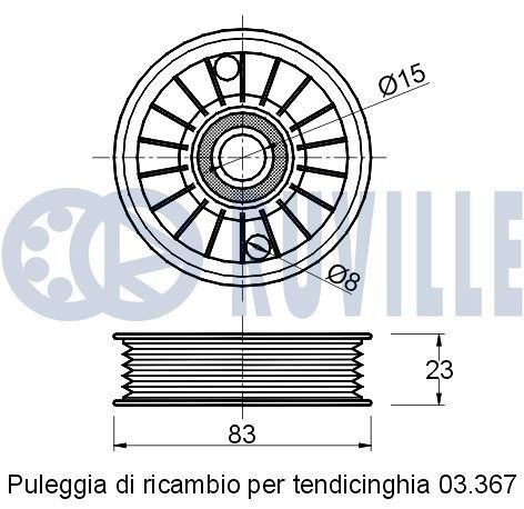 RUVILLE Timing belt kit Article number: 5585270 cheaply
