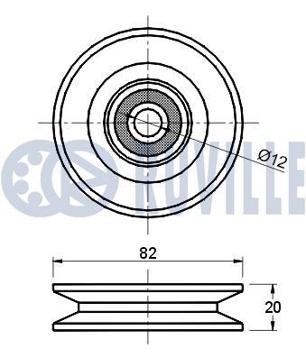 RUVILLE Timing belt kit Article number: 5594970 cheaply