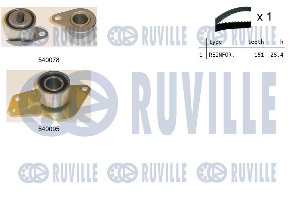 RUVILLE Tensioner pulley Article number: 56117 cheaply