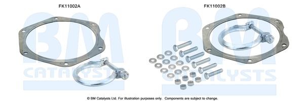 BM CATALYSTS Mounting Kit, soot filter Article number: FK11002 cheaply