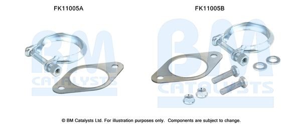 BM CATALYSTS Mounting Kit, soot filter Article number: FK11005 cheaply
