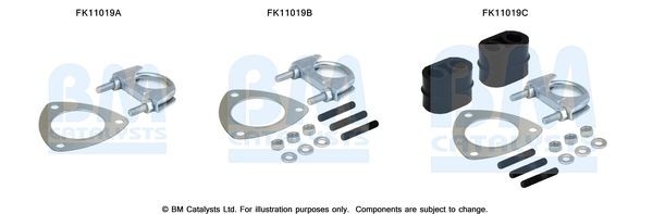 BM CATALYSTS Mounting Kit, soot filter Article number: FK11019 cheaply