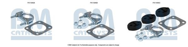BM CATALYSTS Mounting Kit, soot filter Article number: FK11045 cheaply